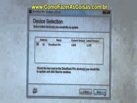 dbx driverack 260 software download mac